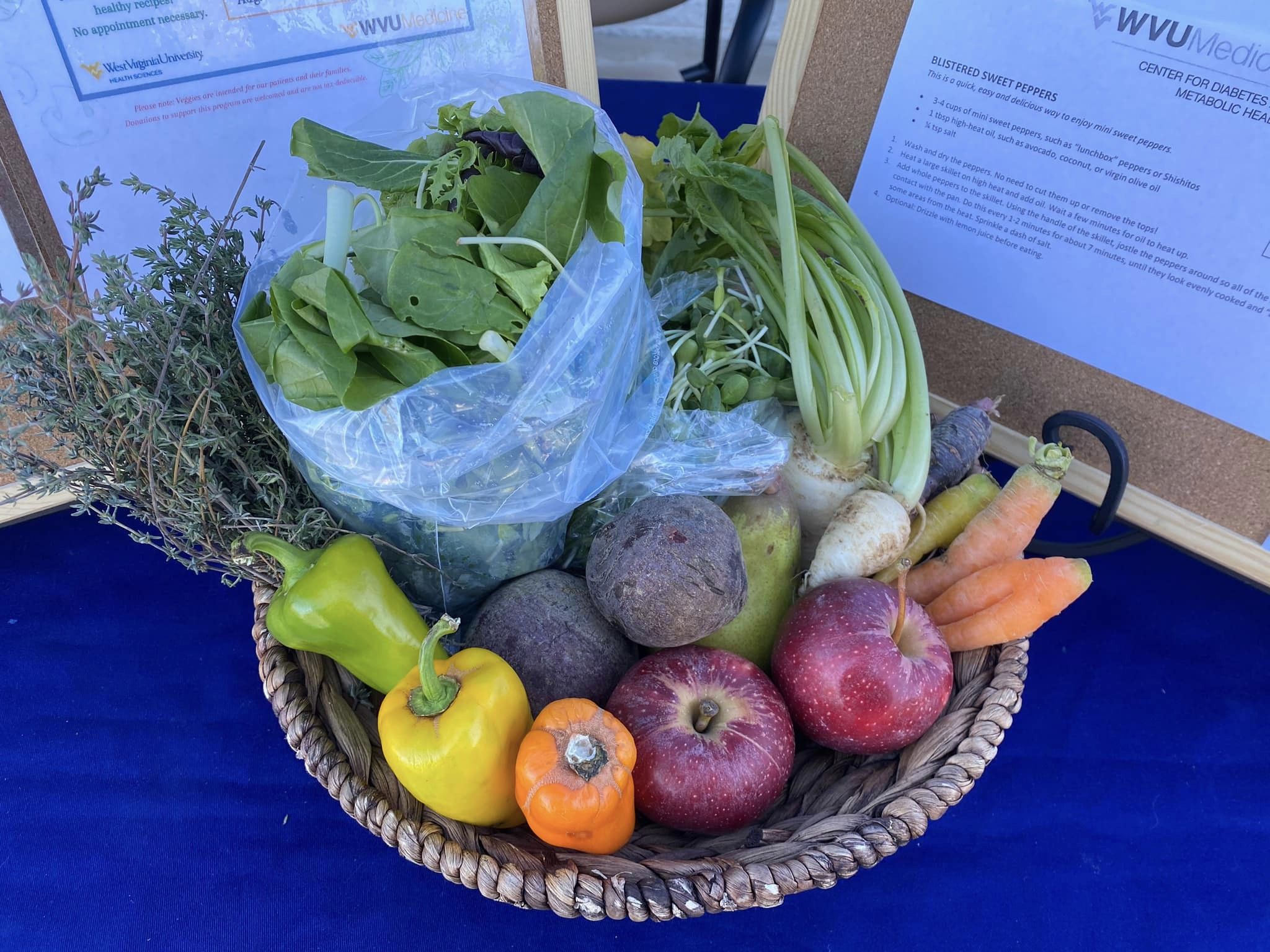 Basket of vegetables